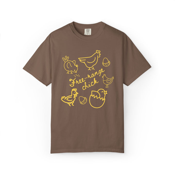 "Free Range Chick" Chicken Scribble Tee
