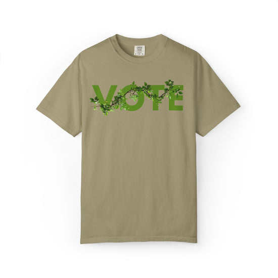 "Vote Green" 100% Cotton Climate Change Tee